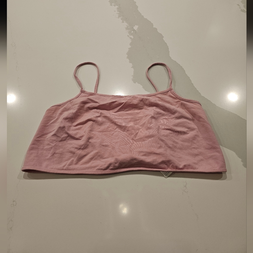 CHINE Cropped Cami Tank Top